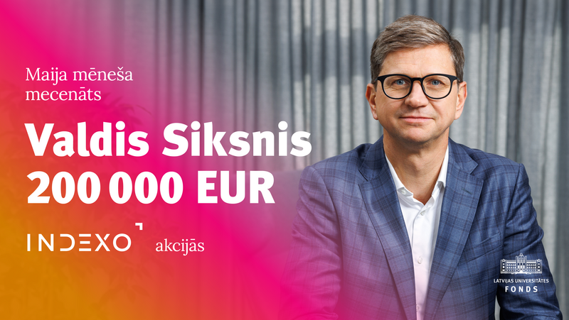 MĒNEŠA MECENĀTS: Valdis Siksnis