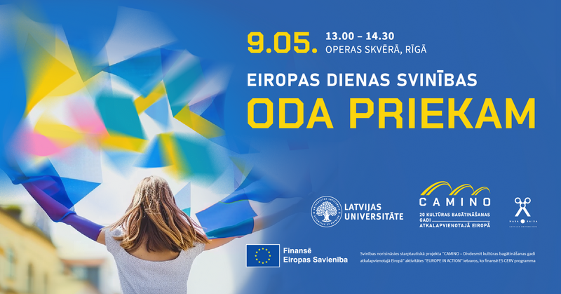 Latvijas Universitātes Kultūras centrs ielūdz uz Eiropas dienas svinībām “Oda priekam” Operas skvērā Rīgā