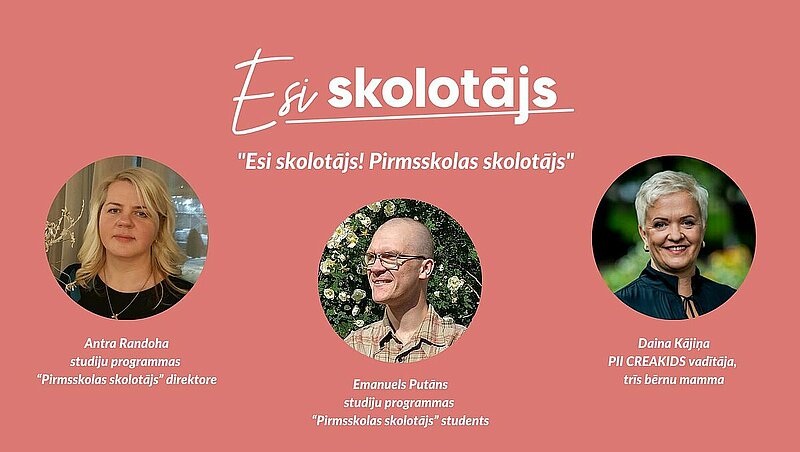 Notiks tiešsaistes saruna par pirmsskolas skolotāja profesiju un ikdienu